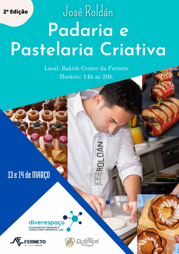 2ª Edição da Formação em Padaria e Pastelaria Criativa com José Roldán